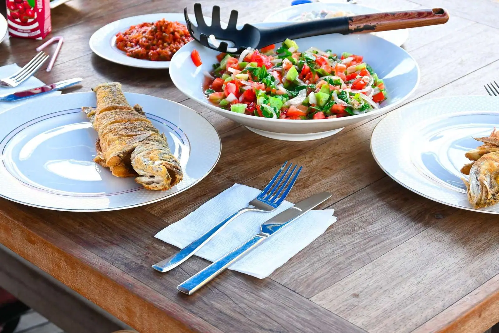 Lunch Cooked on Board