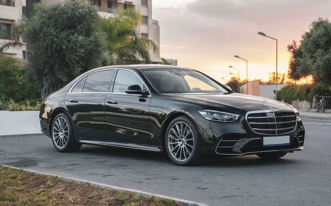 Black Mercedes-Benz S-Class W223 sedan